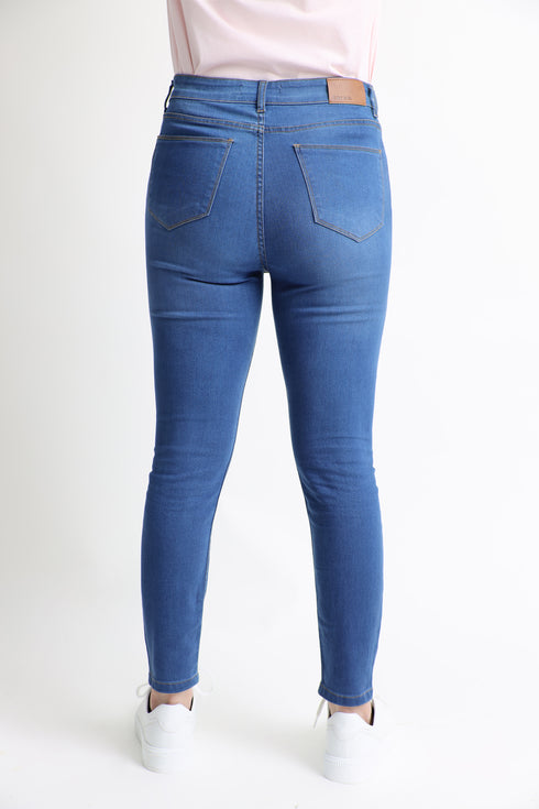 The Medium Wash Skinny Jeans